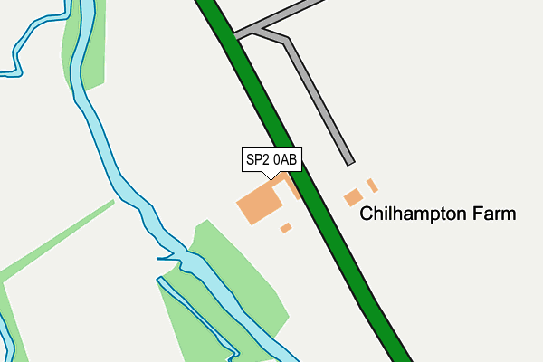 SP2 0AB map - OS OpenMap – Local (Ordnance Survey)