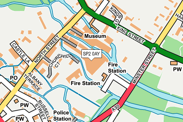 Map of WYLYE VALLEY HOLDINGS LIMITED at local scale