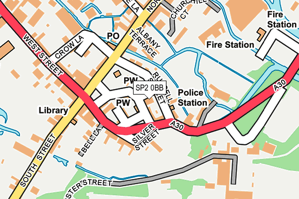 SP2 0BB map - OS OpenMap – Local (Ordnance Survey)