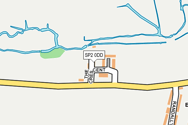 SP2 0DD map - OS OpenMap – Local (Ordnance Survey)