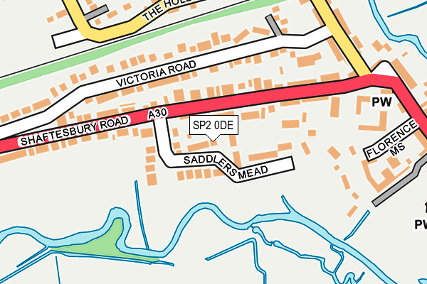 SP2 0DE map - OS OpenMap – Local (Ordnance Survey)