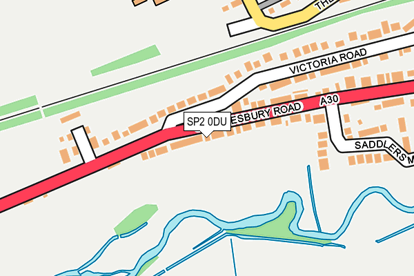 SP2 0DU map - OS OpenMap – Local (Ordnance Survey)