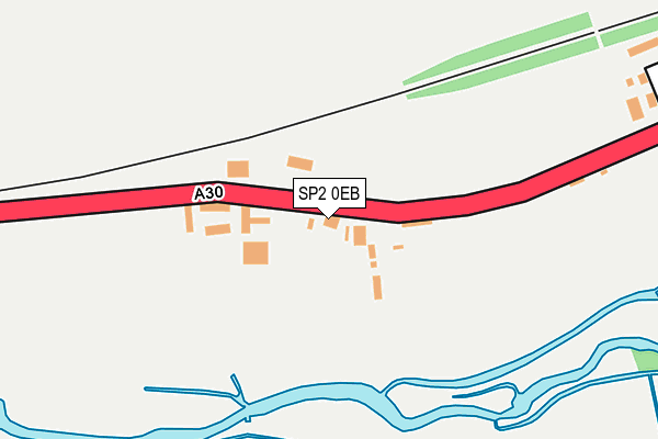 SP2 0EB map - OS OpenMap – Local (Ordnance Survey)