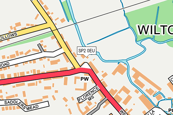 SP2 0EU map - OS OpenMap – Local (Ordnance Survey)