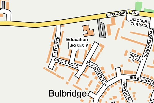 SP2 0EX map - OS OpenMap – Local (Ordnance Survey)