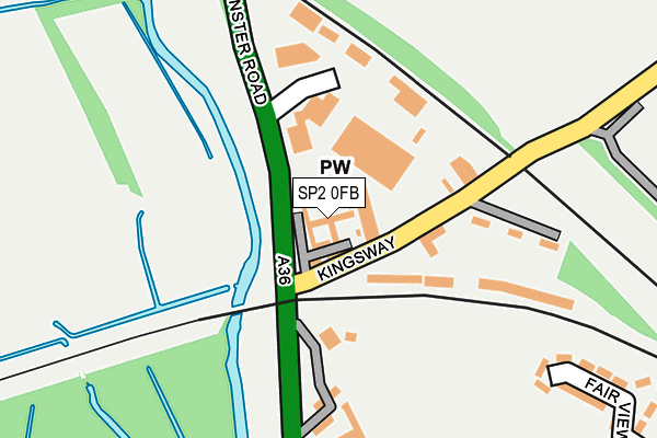 SP2 0FB map - OS OpenMap – Local (Ordnance Survey)