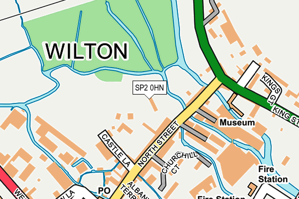 SP2 0HN map - OS OpenMap – Local (Ordnance Survey)