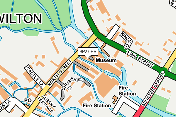 SP2 0HR map - OS OpenMap – Local (Ordnance Survey)