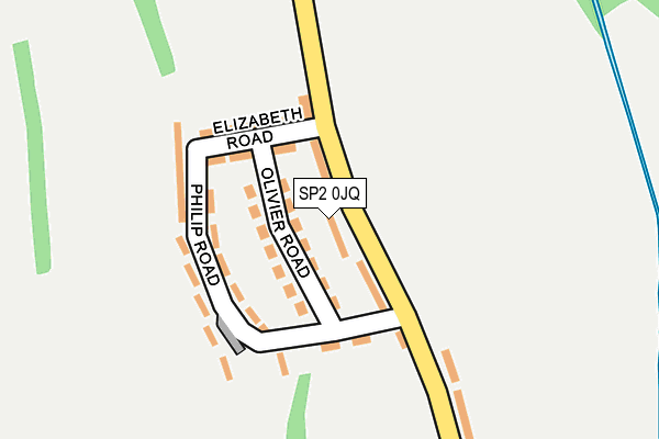 SP2 0JQ map - OS OpenMap – Local (Ordnance Survey)