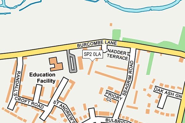 SP2 0LA map - OS OpenMap – Local (Ordnance Survey)