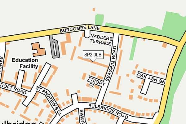 SP2 0LB map - OS OpenMap – Local (Ordnance Survey)