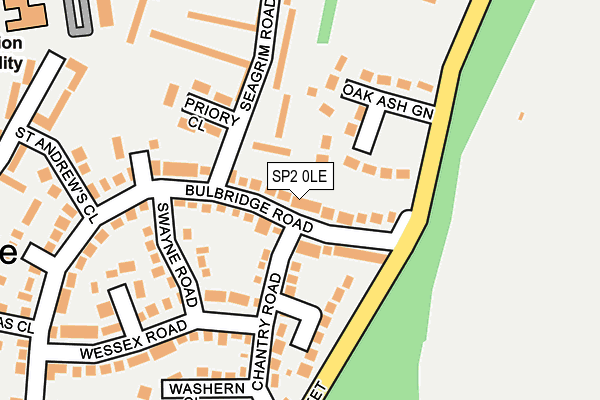 SP2 0LE map - OS OpenMap – Local (Ordnance Survey)