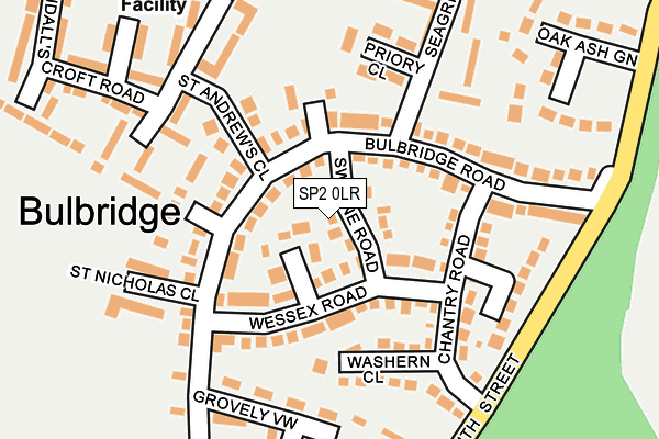 SP2 0LR map - OS OpenMap – Local (Ordnance Survey)