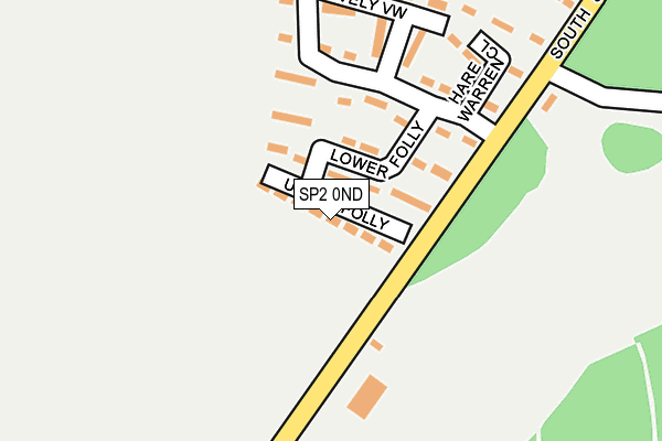 SP2 0ND map - OS OpenMap – Local (Ordnance Survey)