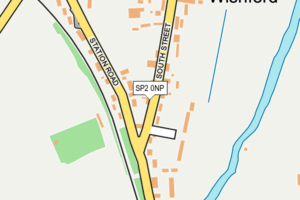 SP2 0NP map - OS OpenMap – Local (Ordnance Survey)