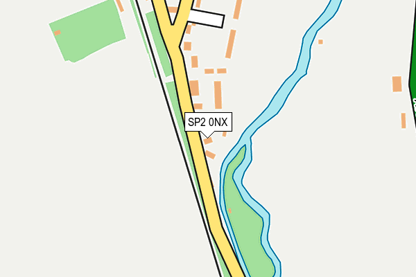 SP2 0NX map - OS OpenMap – Local (Ordnance Survey)