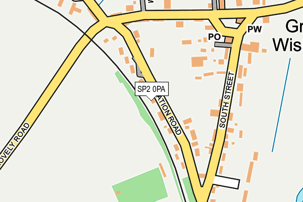 SP2 0PA map - OS OpenMap – Local (Ordnance Survey)