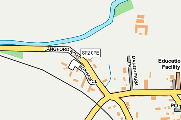 SP2 0PE map - OS OpenMap – Local (Ordnance Survey)