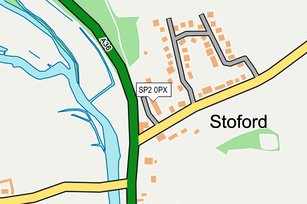 SP2 0PX map - OS OpenMap – Local (Ordnance Survey)