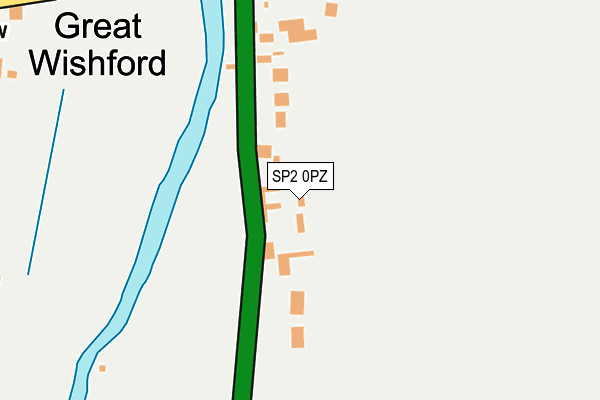 SP2 0PZ map - OS OpenMap – Local (Ordnance Survey)