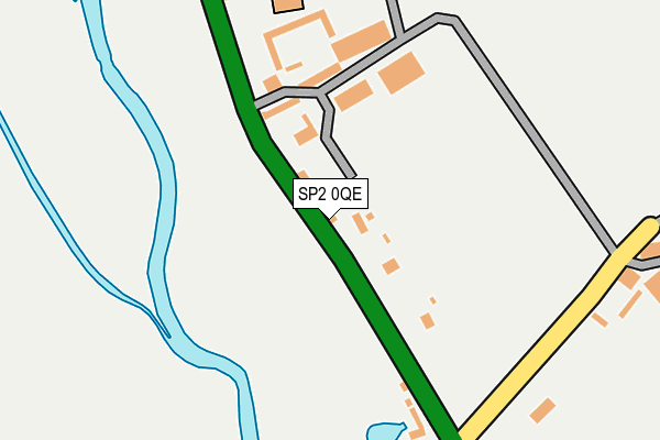 SP2 0QE map - OS OpenMap – Local (Ordnance Survey)