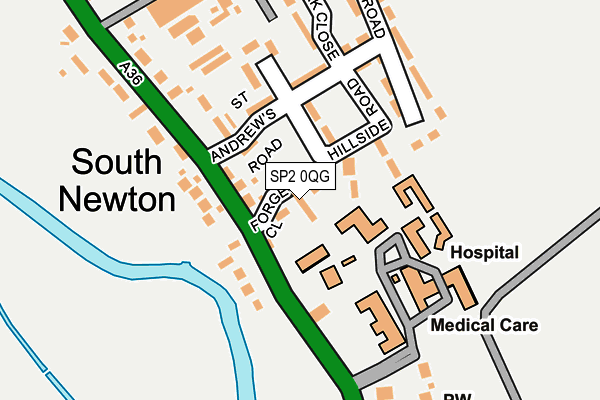 SP2 0QG map - OS OpenMap – Local (Ordnance Survey)