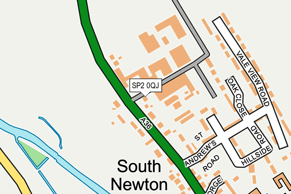 SP2 0QJ map - OS OpenMap – Local (Ordnance Survey)