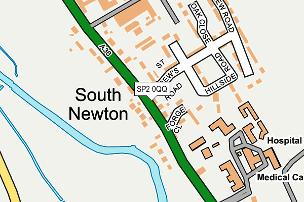 SP2 0QQ map - OS OpenMap – Local (Ordnance Survey)