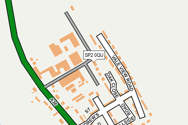 SP2 0QU map - OS OpenMap – Local (Ordnance Survey)