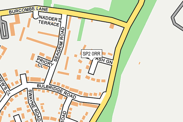 SP2 0RR map - OS OpenMap – Local (Ordnance Survey)