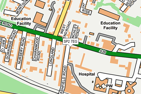 SP2 7EG map - OS OpenMap – Local (Ordnance Survey)