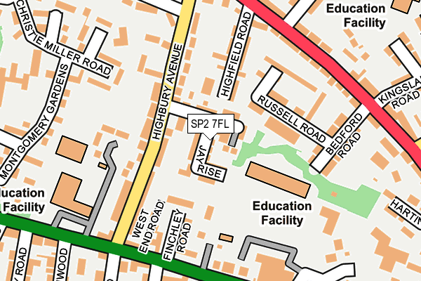 SP2 7FL map - OS OpenMap – Local (Ordnance Survey)