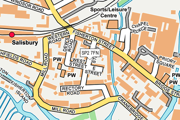 SP2 7FN map - OS OpenMap – Local (Ordnance Survey)