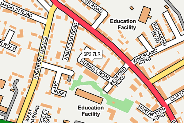 SP2 7LR map - OS OpenMap – Local (Ordnance Survey)