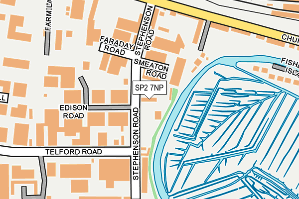 SP2 7NP map - OS OpenMap – Local (Ordnance Survey)