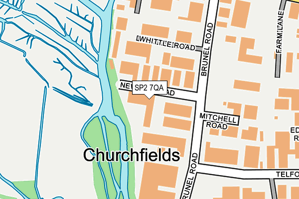 Map of SHREWTON LAUNDRY LTD at local scale