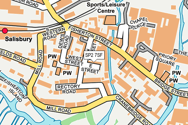 SP2 7SF map - OS OpenMap – Local (Ordnance Survey)