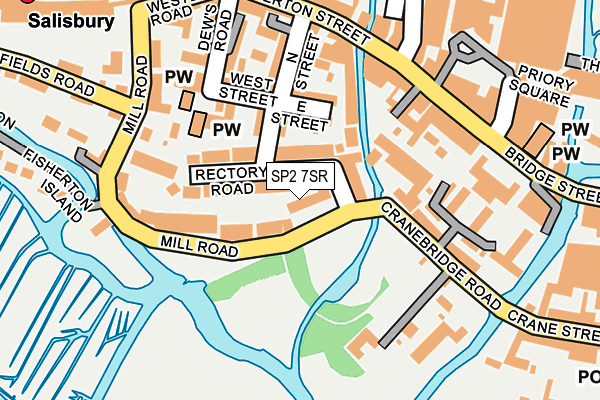 SP2 7SR map - OS OpenMap – Local (Ordnance Survey)