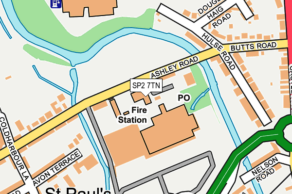 SP2 7TN map - OS OpenMap – Local (Ordnance Survey)