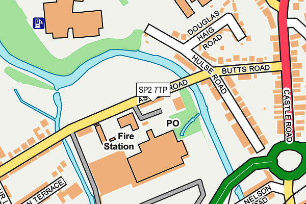 SP2 7TP map - OS OpenMap – Local (Ordnance Survey)