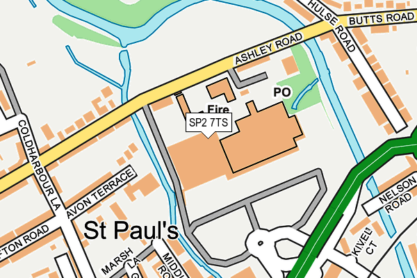 SP2 7TS map - OS OpenMap – Local (Ordnance Survey)