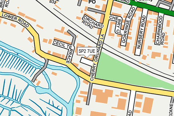 SP2 7UE map - OS OpenMap – Local (Ordnance Survey)