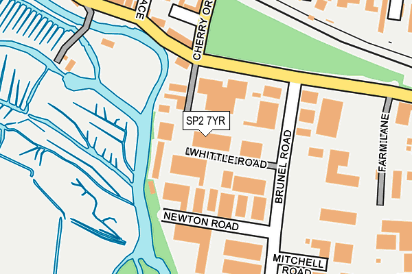 SP2 7YR map - OS OpenMap – Local (Ordnance Survey)