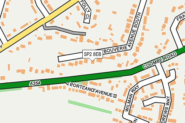 SP2 8EB map - OS OpenMap – Local (Ordnance Survey)
