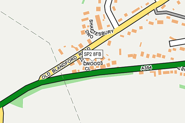 SP2 8FB map - OS OpenMap – Local (Ordnance Survey)