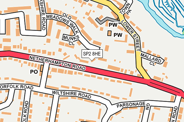 Map of CHALKE VALLEY SOAPS LTD at local scale