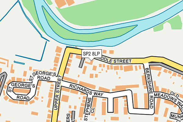 SP2 8LP map - OS OpenMap – Local (Ordnance Survey)