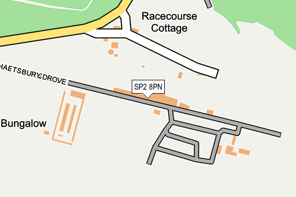 SP2 8PN map - OS OpenMap – Local (Ordnance Survey)
