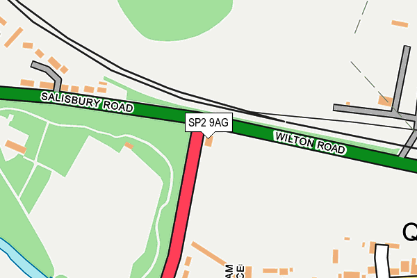 SP2 9AG map - OS OpenMap – Local (Ordnance Survey)