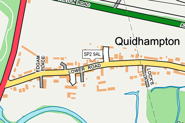 SP2 9AL map - OS OpenMap – Local (Ordnance Survey)